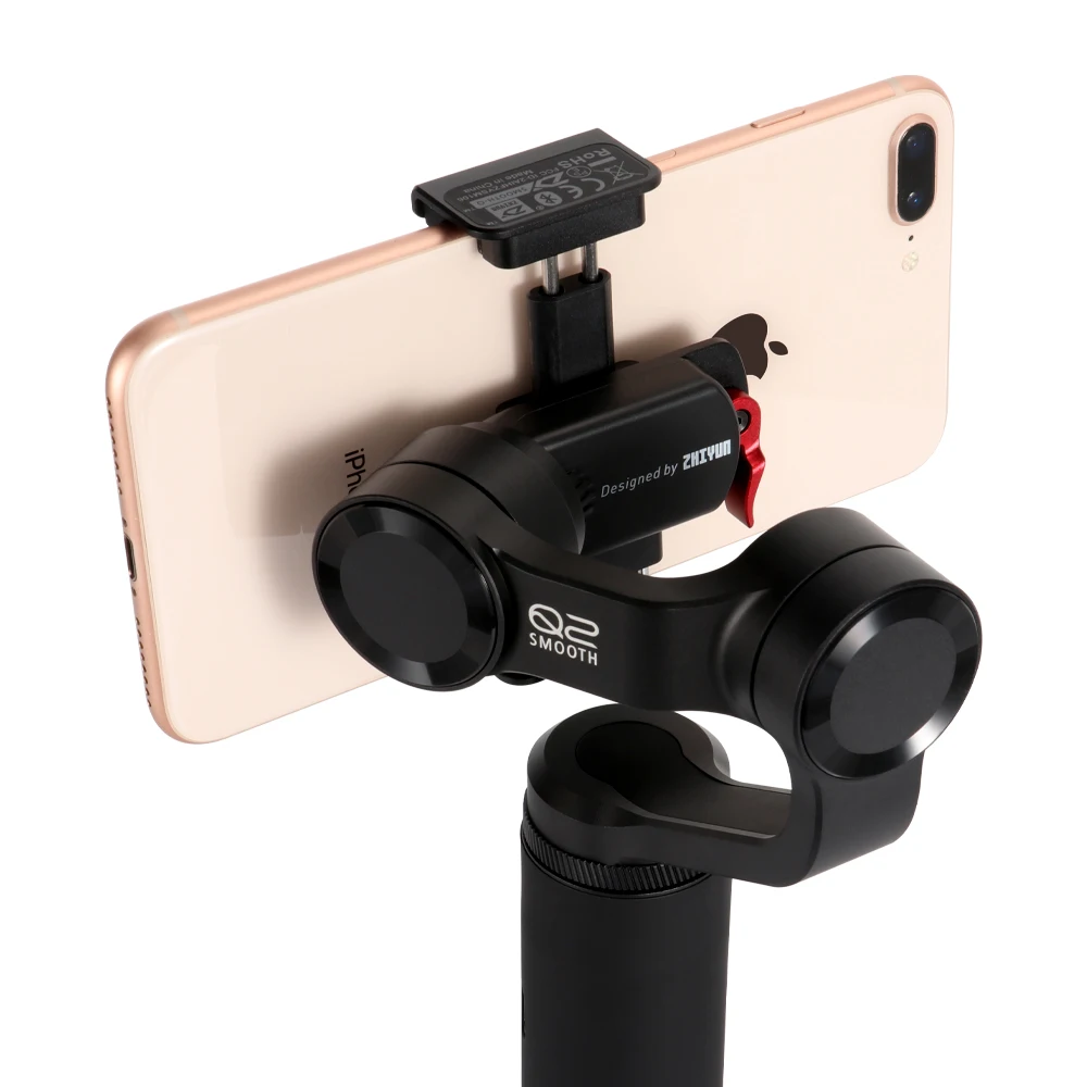 zhiyun smooth q2 3 axis mini gimbal stabilizer smart phone mobile gopro smartphone