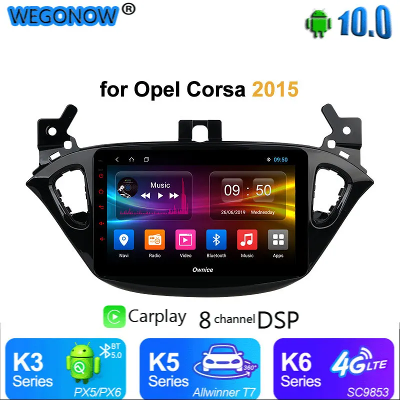 Ownice DSP carplay Android 10 8-ядерный автомобильный аудио DVD-плеер 2 Гб ОЗУ радио GPS 4G LTE WIFI BT USB