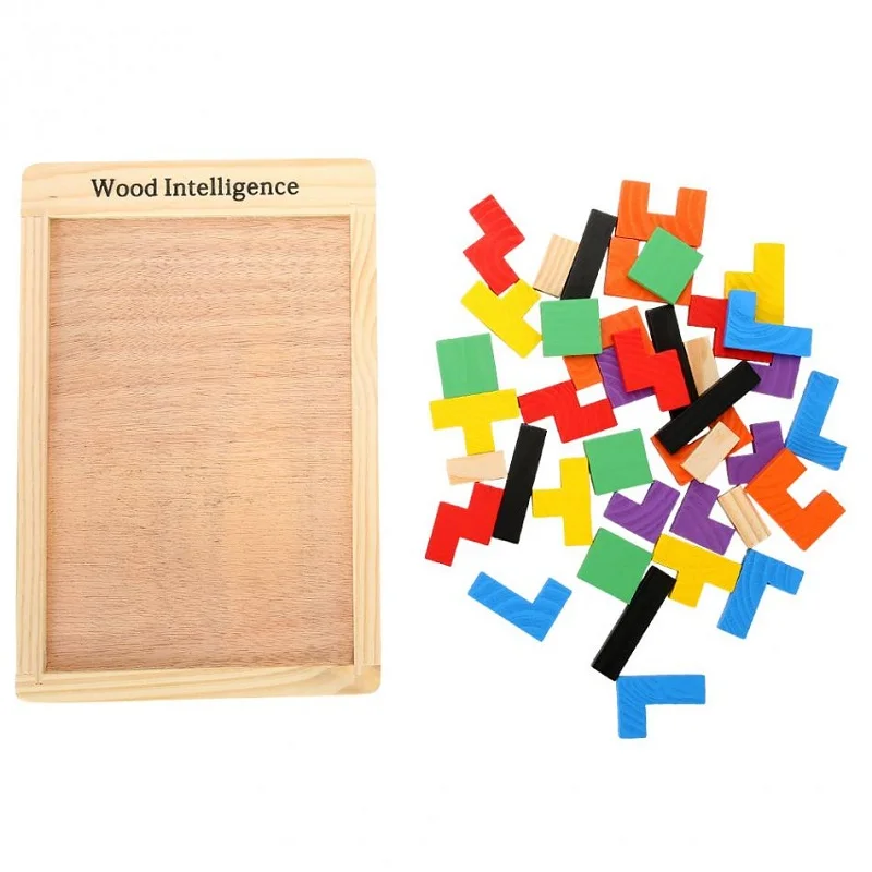 

Tangram Wooden Puzzles Jigsaw Board Toys Tangram Brain Teaser Children Puzzle Toys Tetris Game Educational Baby Toys Wood Gifts