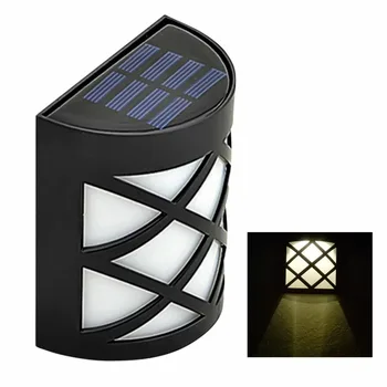 

2pcs LED Solar Power Light 6 LEDs Energy Saving Auto ON/OFF Wall Light Outdoor Waterproof Garden Patio Fence Emergency Lamp