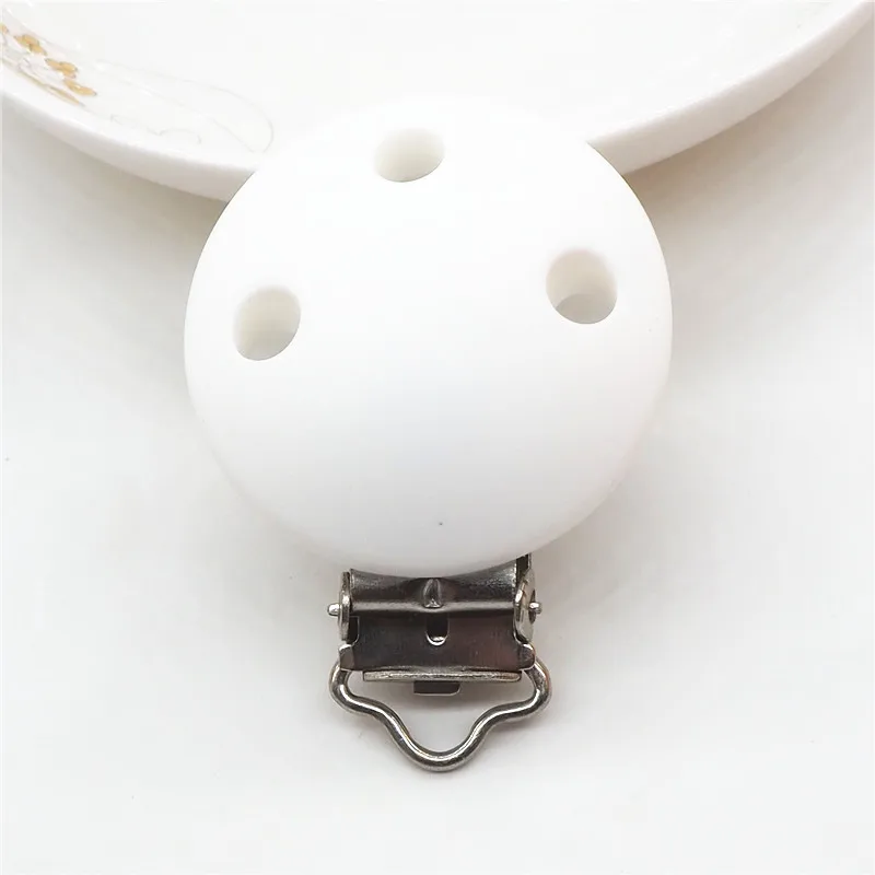 Chengkai 10 шт. силиконовые зажимы для прорезывания зубов Микки DIY Детские кошки мышь Соска с животным пустышка для младенца ювелирные изделия игрушки аксессуары - Цвет: White