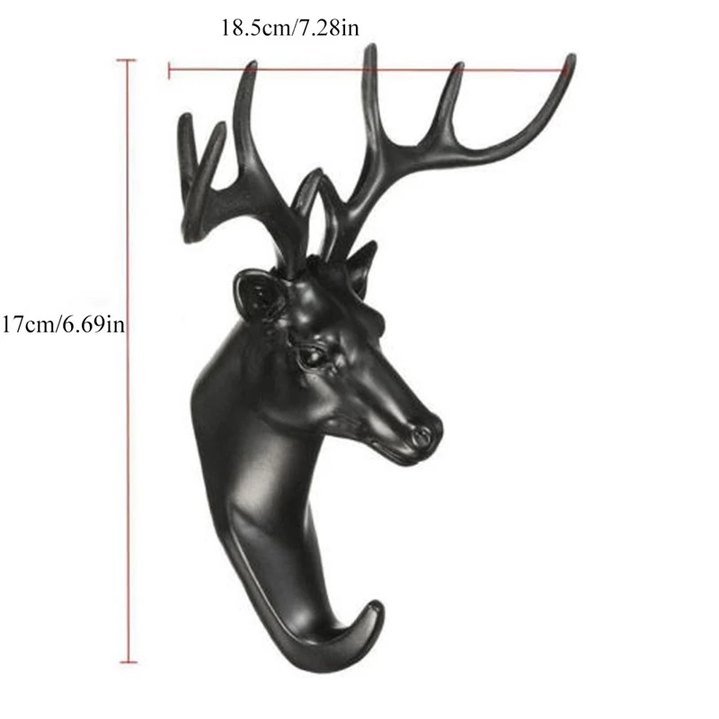Олень Antler настенный крючок для вешания Пальто Олень стойки настенные крючки тяжелых животных декоративные настенные крючки для детской комнаты брелки для ключей "Животные" вешалки