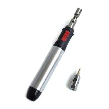 

Pen-shaped Gas Soldering Iron HT-1937 Iron Light and Practical with Switch Gas Soldering Pen
