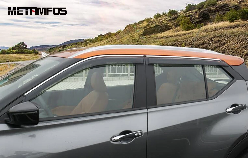 Для Nissan Kicks оконный вентиляционный козырек Защита от солнца защита от дождя тент крышка отделка внешние автомобильные принадлежности