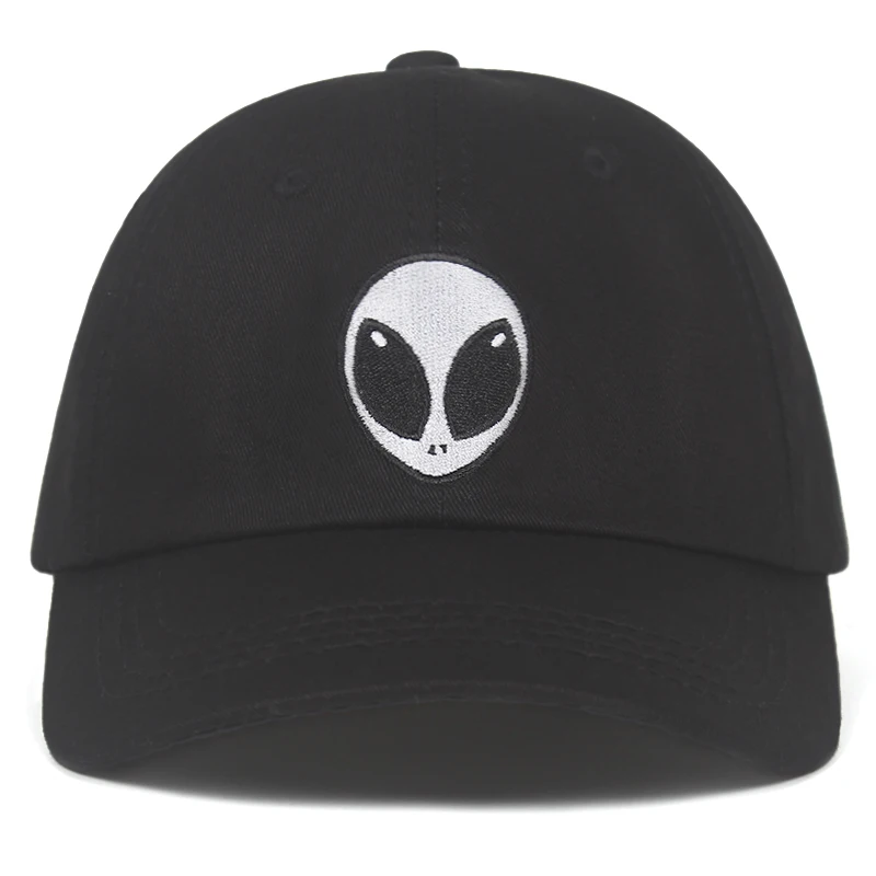 Новинка, модная бейсболка с изображением пришельцев, кепка Outstar snaper Space E.T UFO Fans, черная бейсболка в стиле хип-хоп, кепка для папы, для мужчин и женщин - Цвет: Aliens