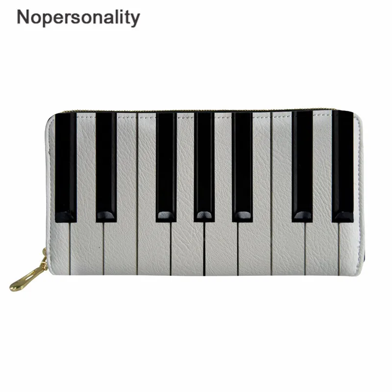 L5285Z21 Сумка-клатч Nopersonality для женщин, кошелек, цветные музыкальные нотки, Длинные кошельки из кожи, Женский кошелек на молнии, женский кошелек - Цвет: L5285Z21
