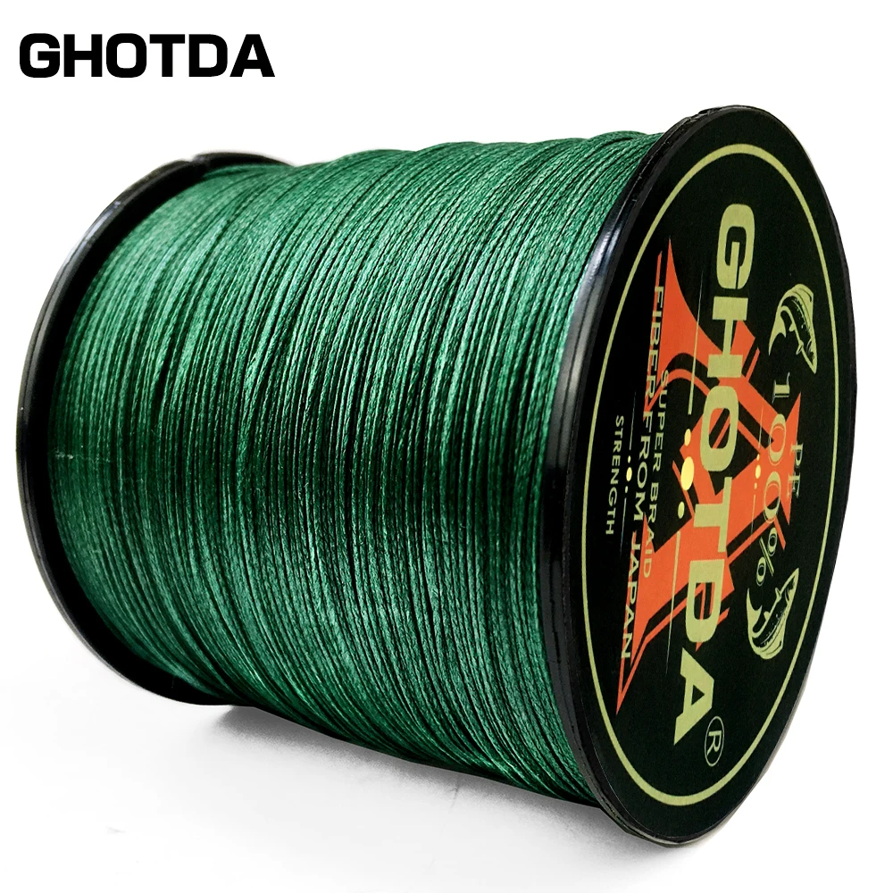 4 Strands 300M Japanese Braided Fishing Line Multifilament Fishing Line Spinning Carp Carp 10-120LB fishing line fishing tackle