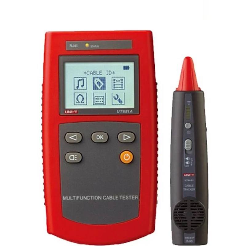 

UNI-T UT681A Circuit Breaker Finders LAN Network Cable Tester RJ45 RJ11 Wire Locator Detector Hunt Instrument Check Line Device