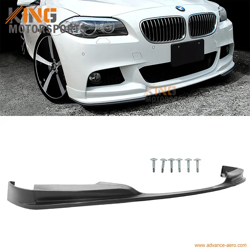 Подходит для 11 12 13 14 15 BMW F10 5 серий 3D стиль передний бампер губы MTEC PU Global Бесплатная