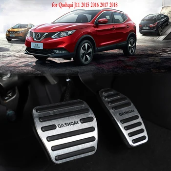 

Car Accelerator Pedal for Nissan Qashqai J11 2015 2016 2017 2018 AT Gas Pedal Brake Pedal Pad Cover Trim Car Styling Accessories