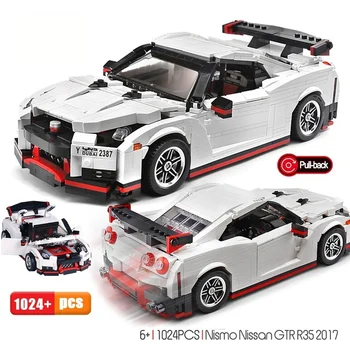 

1024Pcs Brand Super Racing Sport Car Model Bricks Building Blocks Sets Educational Toys for Children Diy Gift