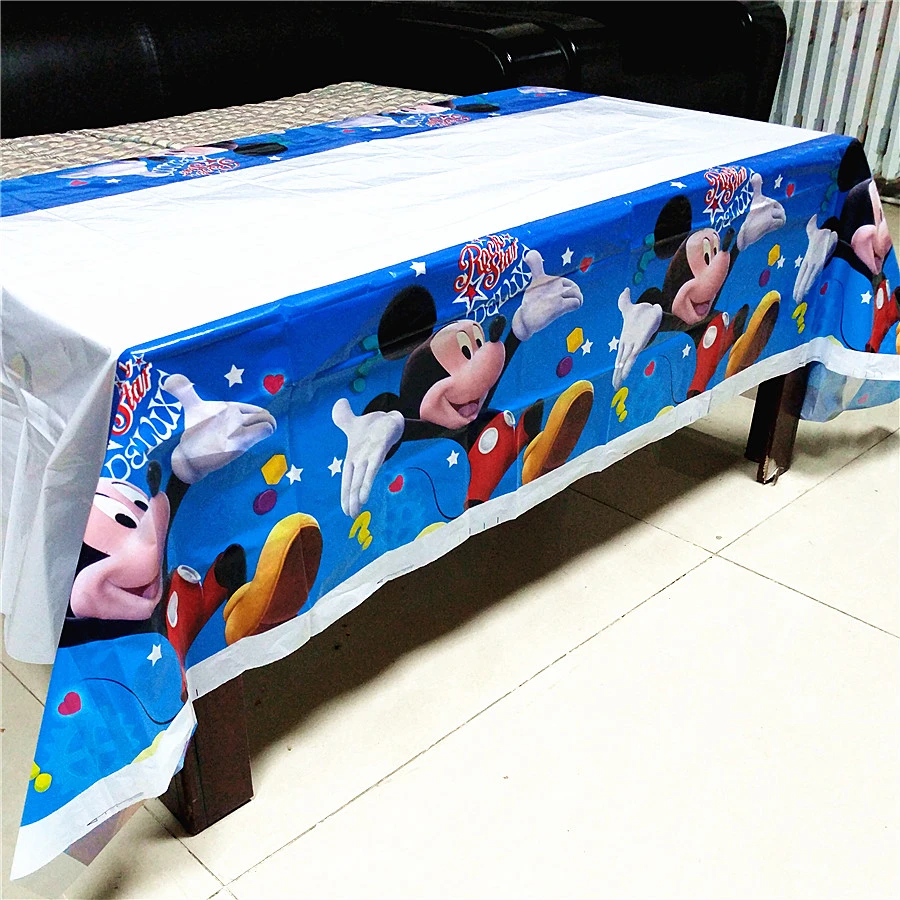 1pcs/lot Mickey mouse tablecloths kids birthday party supplies Mickey