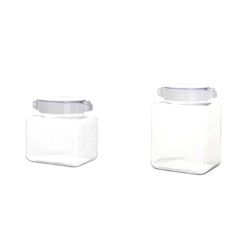 

Cereal Dispenser Food Dispensers Storage Containers Kitchen Storage Keeper With Lid,Sealed Cans Kitchen Storage ,2 Pcs