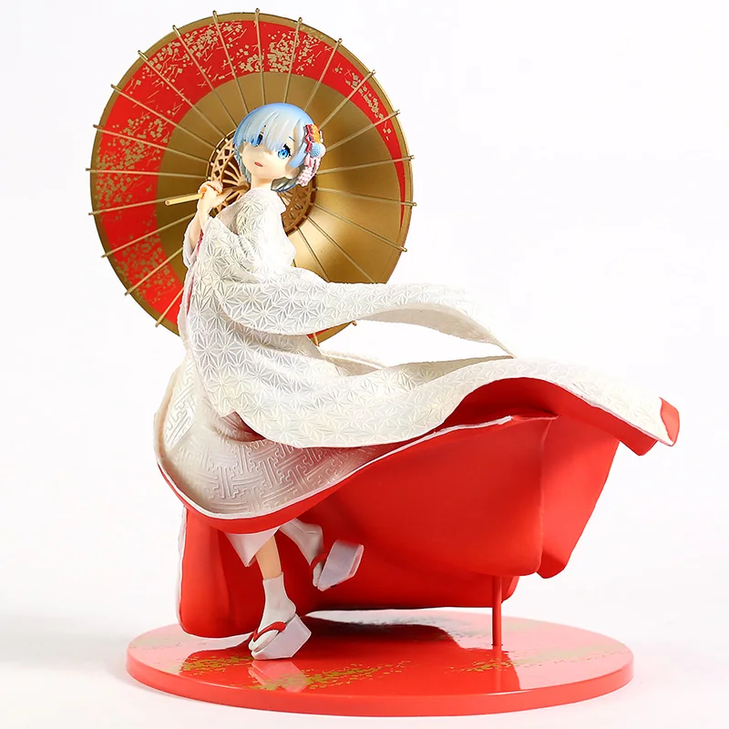 Re: Zero Kara Hajimeru Isekai Seikatsu Rem белое свадебное кимоно Ver. ПВХ фигурка Коллекционная модель игрушки