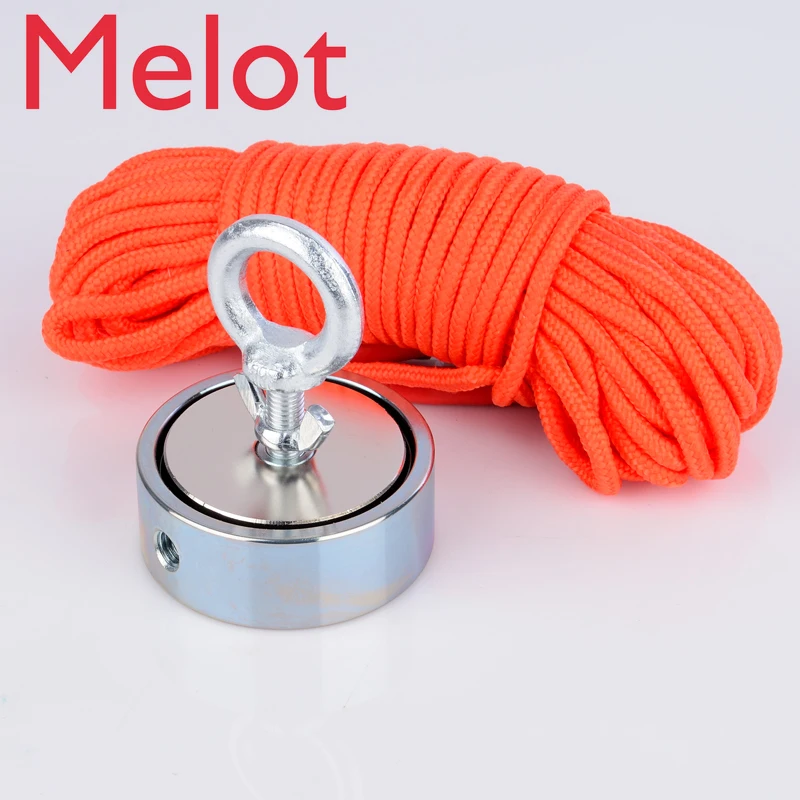 

300kg Double Side Big Strong Magnet Fishing Salvage Magnets Deep River Treasure Hunt Imanes Neodymium Magnet Magnetic Material
