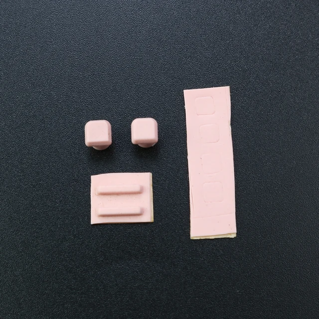 YuXi 8 Color Optional Screw Feet Cover for Nintend DS Lite for NDSL Game Console Screw Feet Cover Rubber Pad Pink