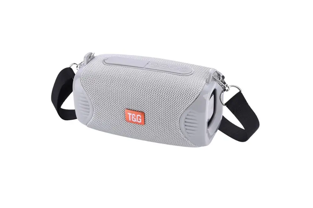 TG532 gray TG532 портативный Bluetooth мини динамик Колонка звуковая коробка с fm-радио TF AUX водонепроницаемый сабвуфер беспроводной Loundpeakers& Phone - Цвет: TG532 gray