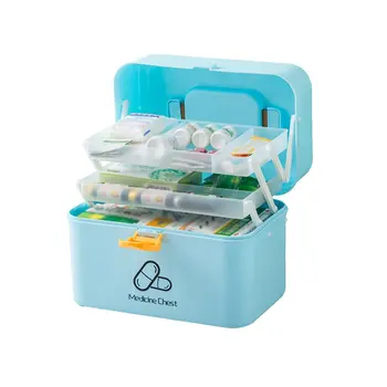 

First aid kit home large capacity box portable storage box first aid box