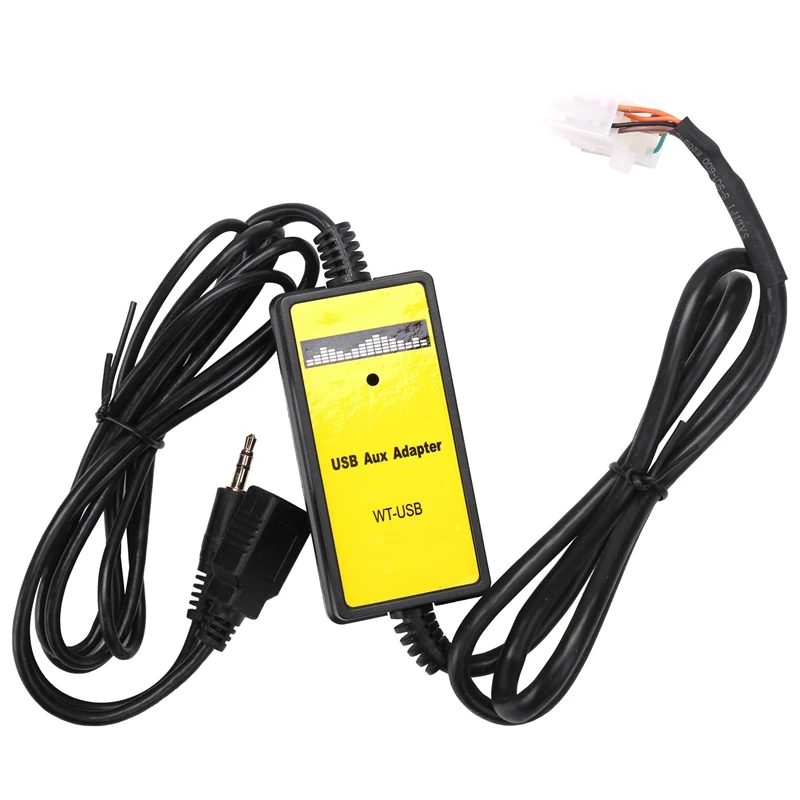5+7Pin USB AUX Mp3 Player Adapter Car Digital Music Cd Changer for Toyota (5+7)Pin Camry Corolla Lexus RAV4 Yaris | Автомобили и