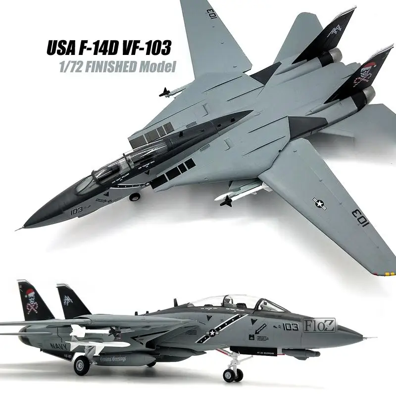 

USA F-14D VF-103 1/72 aircraft finished plane Easy model non diecast