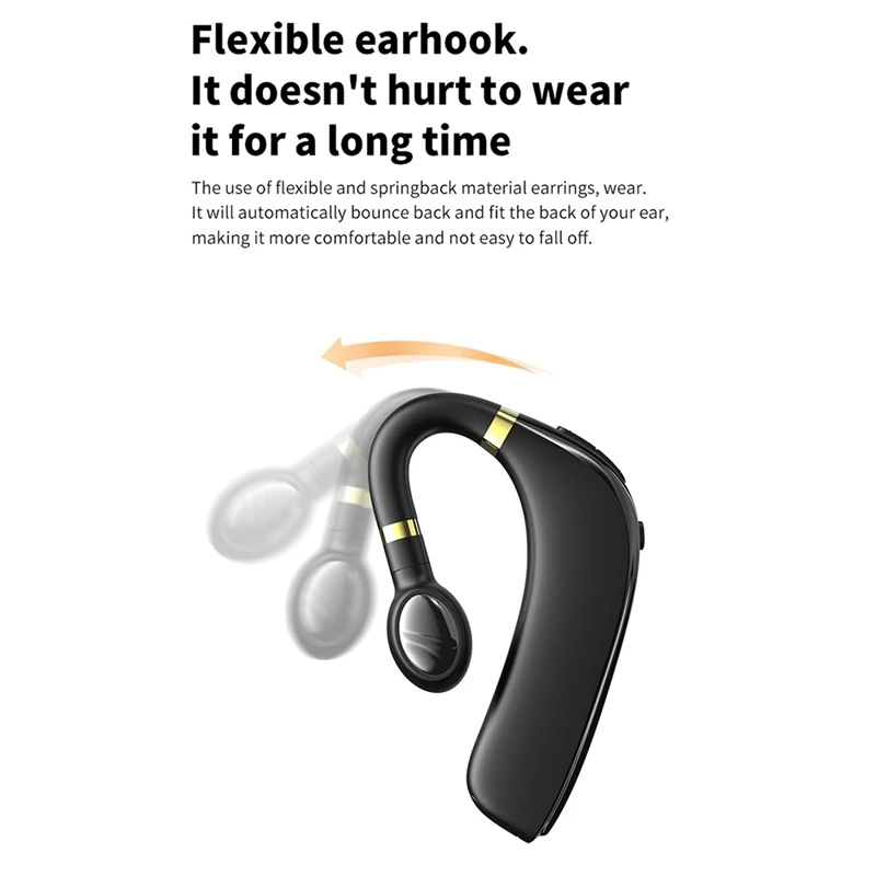 A10 Bluetooth Headphones Handsfree Wireless Headset Business Headset Drive Call Sports Earphones for iPhone Samsung