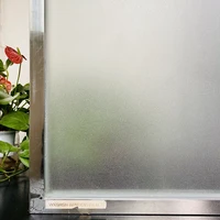 Statisch Haftenden Matte Glas Vinyl Fenster Film Stained Klebstoff Glas Film mit Kleber Privatsphäre Schutz Fenster Aufkleber für Büro