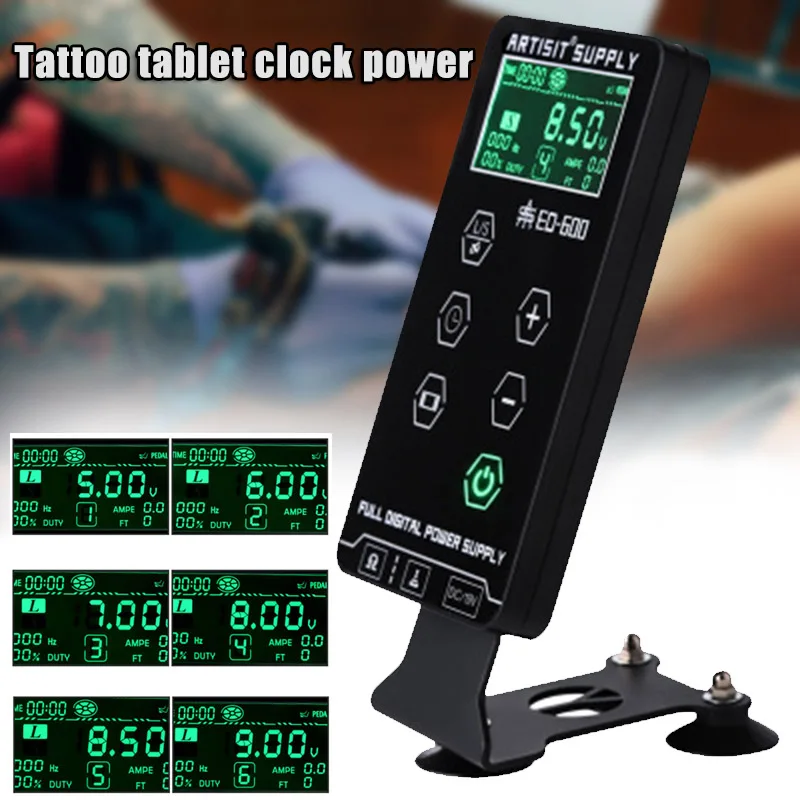 

Smart Digital Tattoo Power Supply TouchScreen LCD Display Transformer QRD88