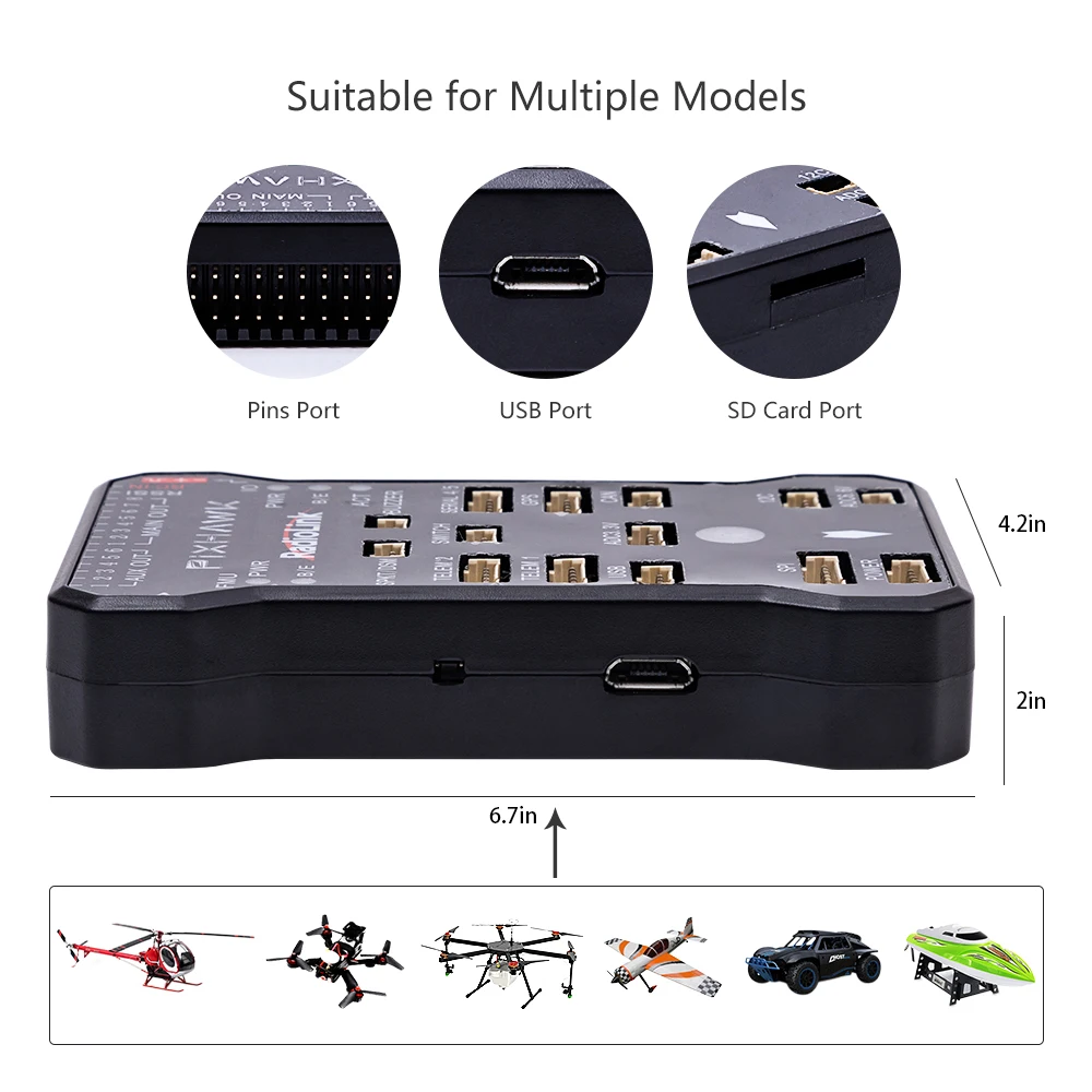 radiolink Pixhawk система управления полётом M8N gps для AT9/AT10 дистанционное управление OSD DIY Радиоуправляемый Дрон Мультикоптер