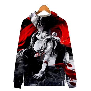 

Frdun Tommy 3D Tokyo Ghoul 2018 Hoodies Women/Men Printed Thicker Fluff Warm Fashion Chinese Zipper Sweatshirt Coat Sudaderas