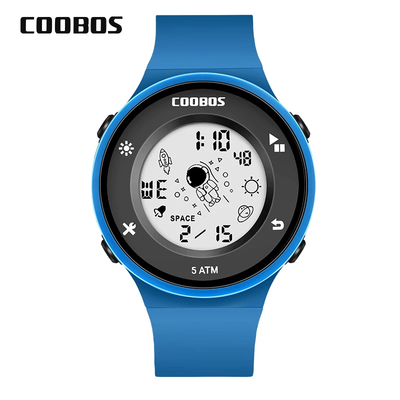 Digital Watch Women Mens Watches Fashion Creative Screen PU Slim Wristband Teens Student Digital Wrist Watches Reloj Mujer Clock