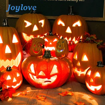 

JOYLOVE Wooden Board Photography Background Halloween Pumpkin Lamp Photocall Backdrop For Children Baby Photobooth Photo Studio