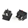 Latching Rocker Switch Power Switch I/O 4 Pins with Light 16A 250VAC 20A 125VAC KCD4 ► Photo 2/6