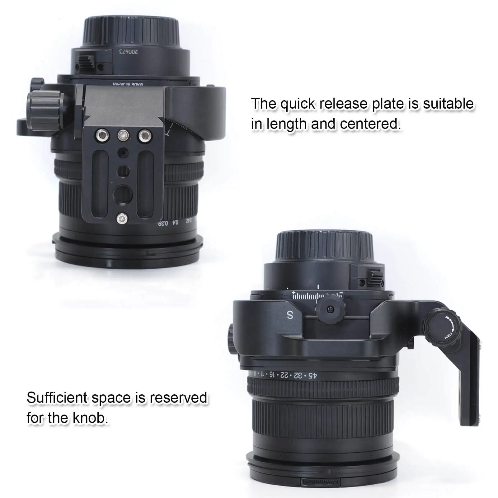 Крепление штатива кольцо объектив воротник для Nikon PC Micro-NIKKOR 85 мм f/2.8D наклон-сдвиг объектив, встроенный 46 мм Arca Quick Release Plate