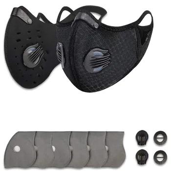 

DIY Activated Reusable Carbon Filter Windproof Dust-Proof Outdoor Sports Bibs Running Cycling Dust Filter Protection M/ask