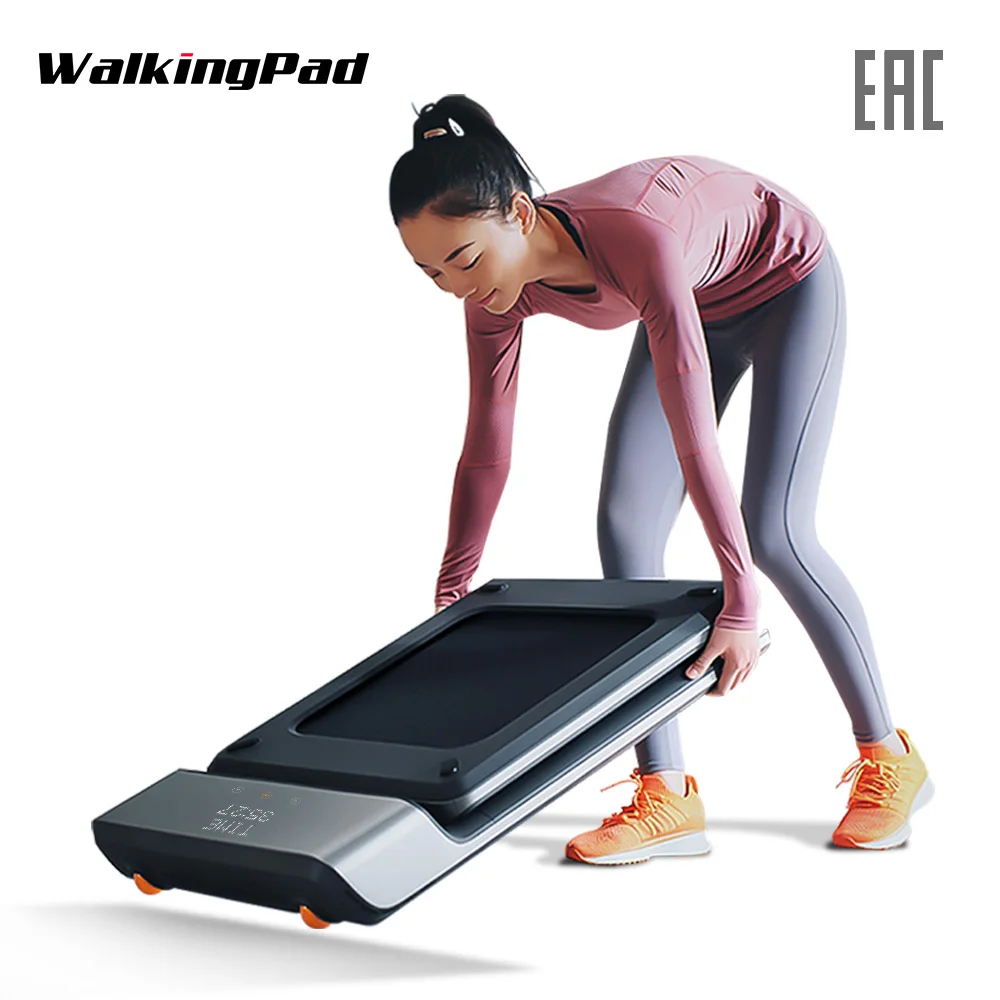 WalkingPad A1 умная электрическая складная беговая дорожка для дома тренажер бегать трусцой быстрой ходьбы в домашних условиях тренировки для похудения и оздоровления дистанционное управление спортивный инвентарь
