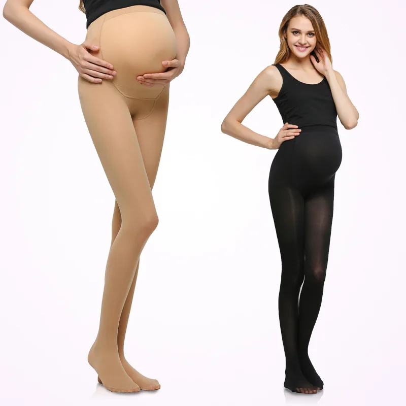 Pregnant Leggings For Pregnancy Tights Clothes Maternity High Elastic Pants Women Solid Oversized Bottom Pantyhose Stockings
