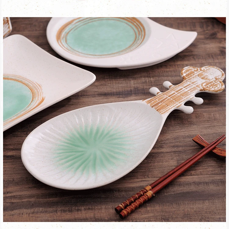 Nordicceramic неправильная обеденная тарелка французский Западный стейк паста посуда бытовая на пару рыба суши тарелка кухонные аксессуары