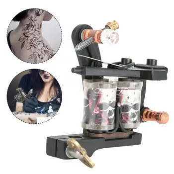 

Tattoo Pen Machine Professional Oxygen-Free Pure Copper Wrap Coil Tattoo Machine Body Care Permanent Make n