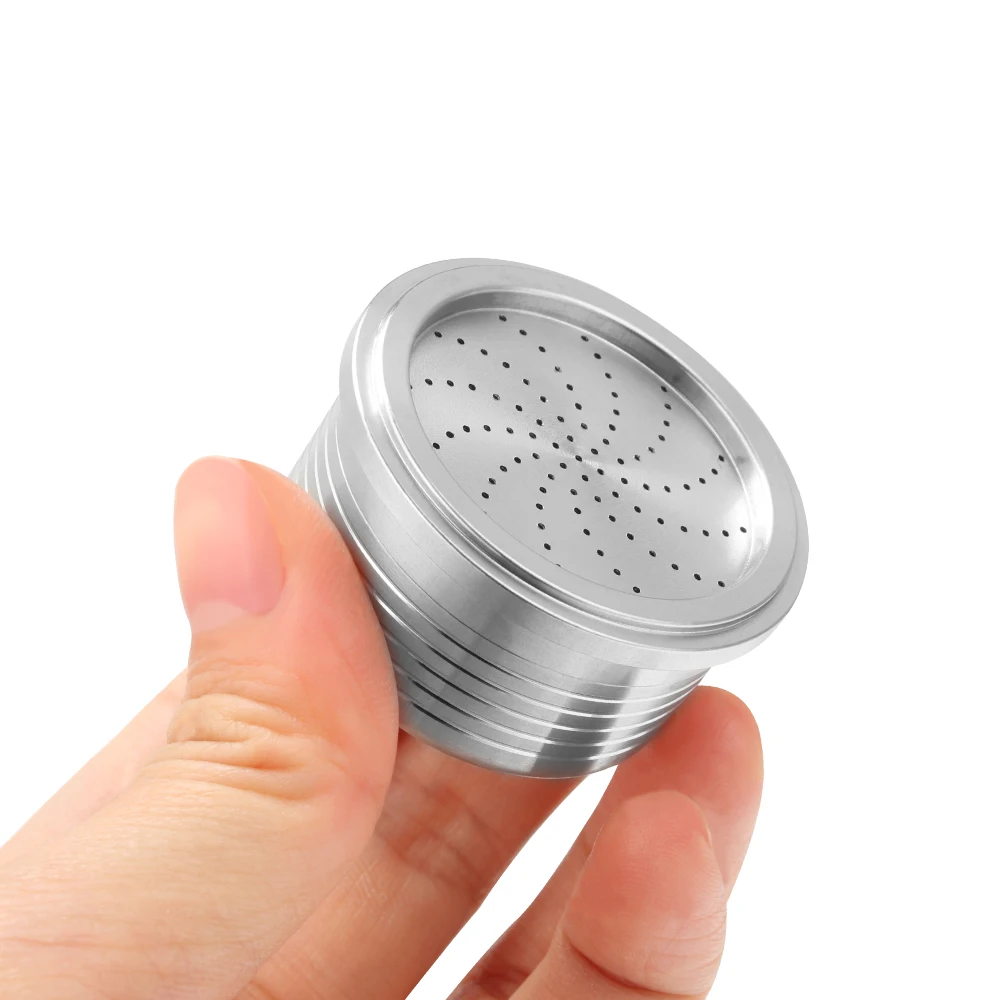 

Lavazza Reusable Refillable Coffee Capsules Filter Cup with Brush Spoon Compitiable Lavazza Piont Machine