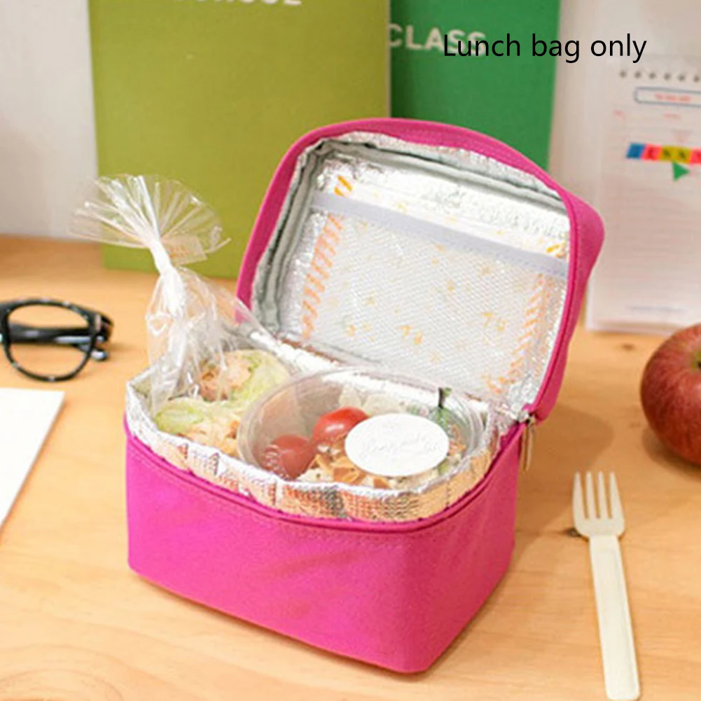 4 цвета маленький офис студенческий Bento Box Сохранение тепла портативный еда тепловой мешок ланч практичный бизнес поездки пикник пакет