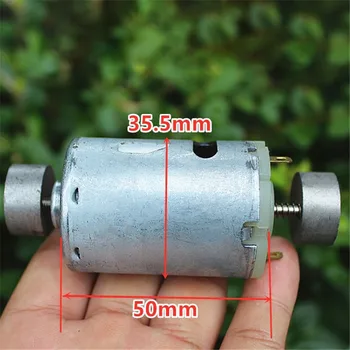 

DC 12V 0.3A 545 DC Motor Powerful Double Head Vibration Motors Strong Vibrating DC Motor For DIY Massager Model Engine Motor