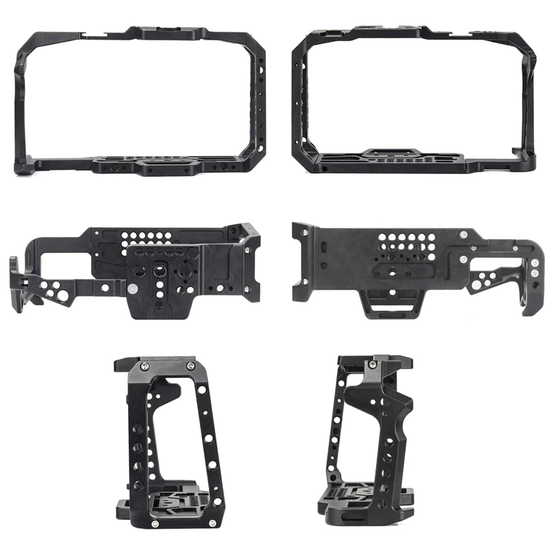 Для BMPCC 4K клетка для камеры 1/4 дюймов 3/8 дюймов винт NATO рельсовая резьба для Blackmagic карманного кинотеатра камера BMPCC 4K клетка для видеокамеры