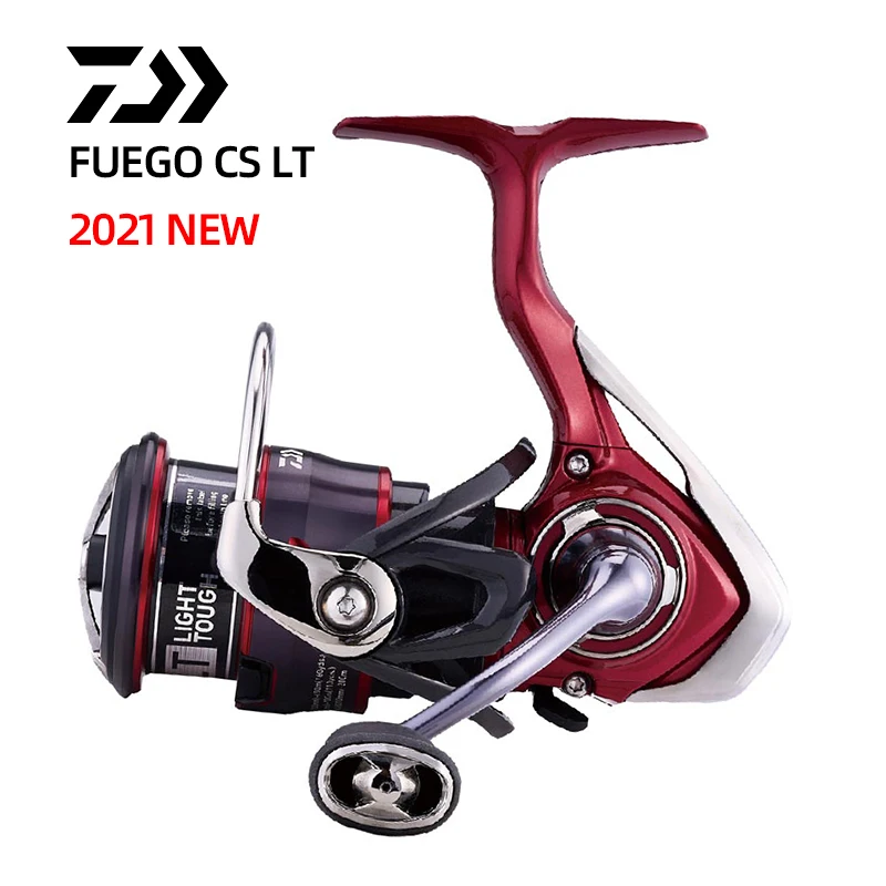 Daiwa-carrete de pesca giratorio Fuego CS LT, 6 + 1BB, arrastre máximo de 12KG, novedad de 2021