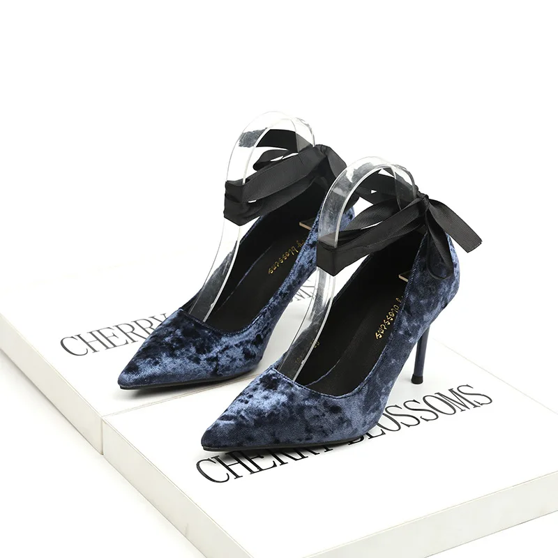 Jimmy Choo Ixia 95mm Velvet Pumps - Farfetch