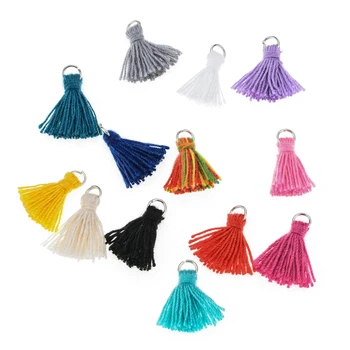 

20pcs/lot Bohemia Tassels Cotton Tassles Multicolor Embellishments Earrings Jewelry Tassels Fringe Handmade DIY Accessories