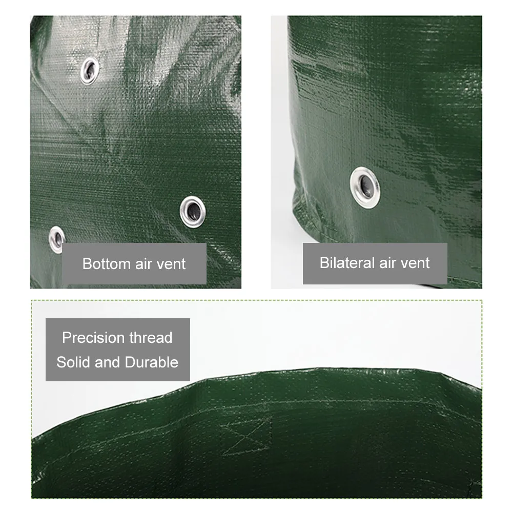 Домашний сад растение мешок для роста картофеля теплицы овощей фруктов мешки для посадки, роста увлажняющие вертикальные садовые мешки для выращивания