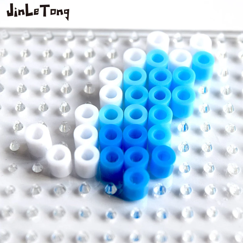 3Colors Dreamcatcher Bluebell Bean Set Hama beads toy set 5mm Hama beads 3D puzzle DIY toys kids educational toys gift