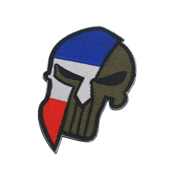 Французские нашивки, вышитые значки, нарукавная повязка, военная тактика, полосатый бандаж, флаг CSI CDSF GIGN GIPN, французские нашивки - Цвет: 20