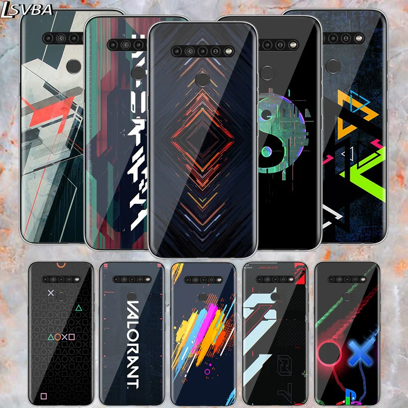 Игровая Экипировка в полоску для LG V60 V50S V50 G8X G8S G8 G7 ThinQ 5G K61 K51S K41S K30 K20 Q60 Q9 Soft чехол