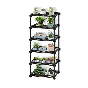 

6/5/4/3 Tier Durable Metal Plant Shelves Flower pot holder Garden Rack Display Stand Succulent plants home Balcony Decoration